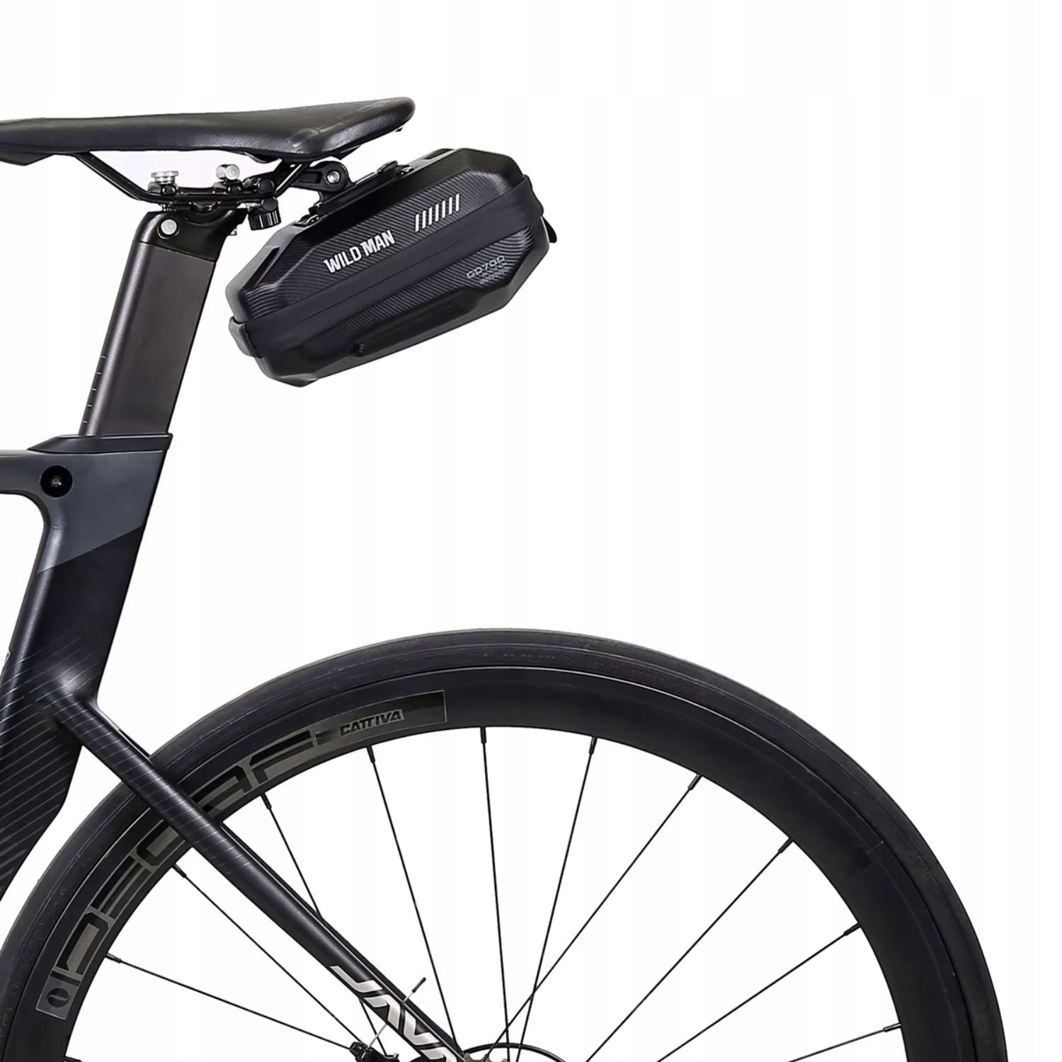 PANNIER BICYCLE SADDLE BAG WILD MAN GD700 BLACK Packaging status original