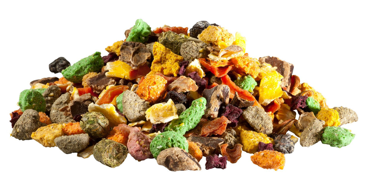 PANTO Trockengemüse Dried Vegetables Food 500g Mix for Rabbits and Rodents Packaging status original