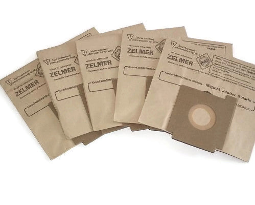 PAPER BAGS OF VACUUM CLEANER ZELMER MAGNAT, JUPITER, SOLARIS, SOLARIS TWIX, Packaging status original