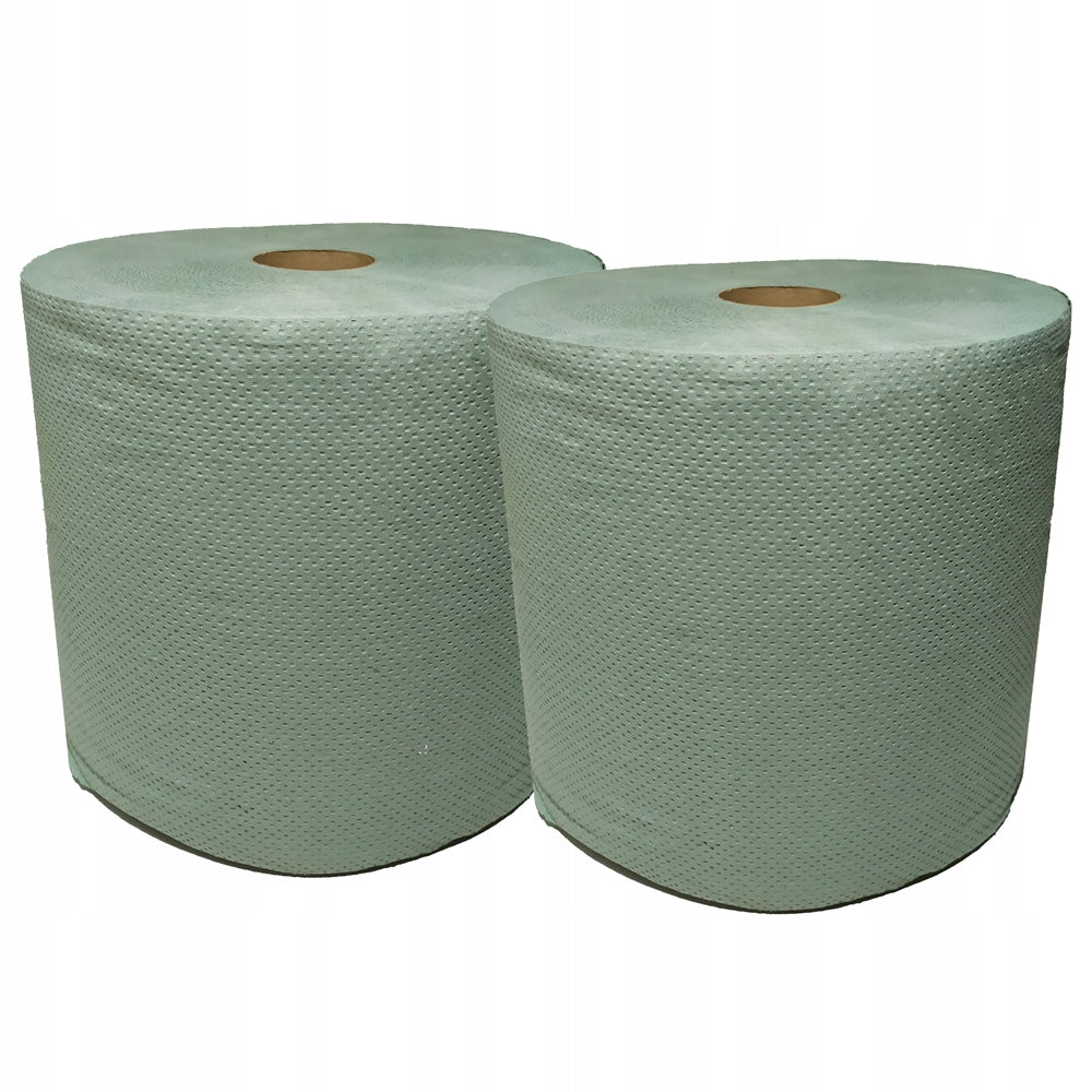 PAPER TOWEL CLEANER IN ROLL GREEN 2 ROLLS