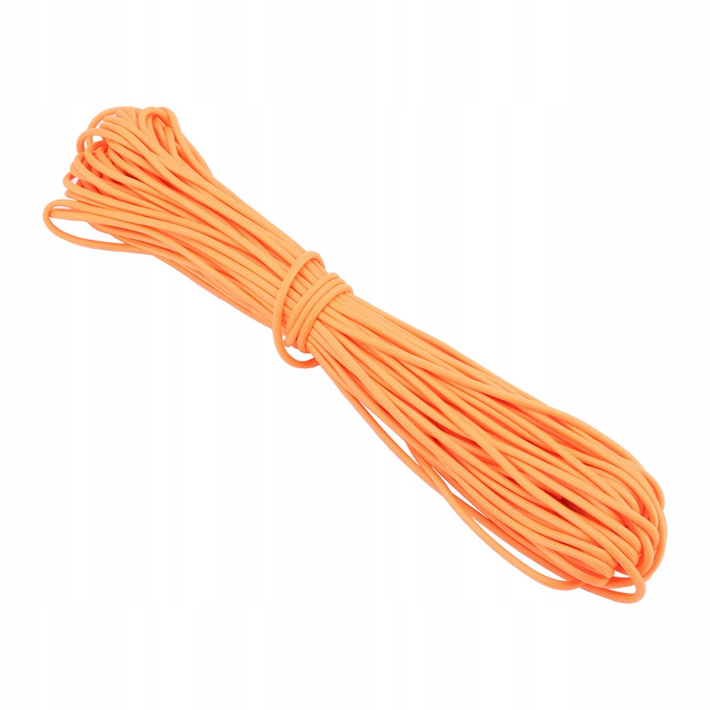 PARACORD CORD 550 STRONG ROPE 9 FLUORESCENT CORES FOR TENT 25 FEET Packaging status original