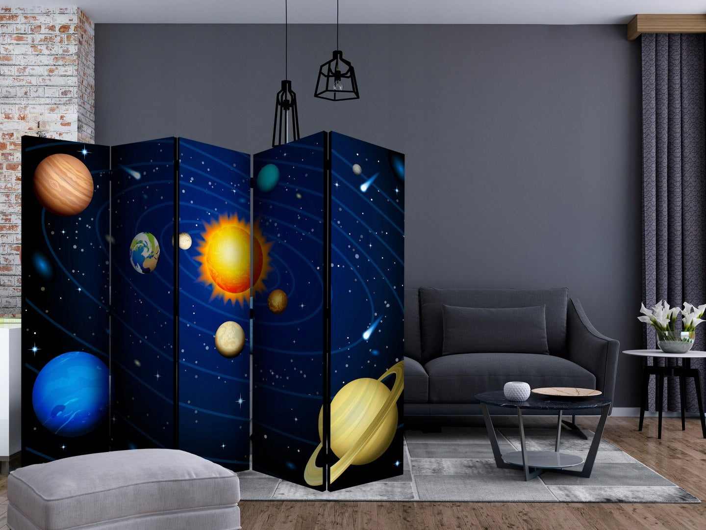 Teilen Sie das Sonnensystem auf 