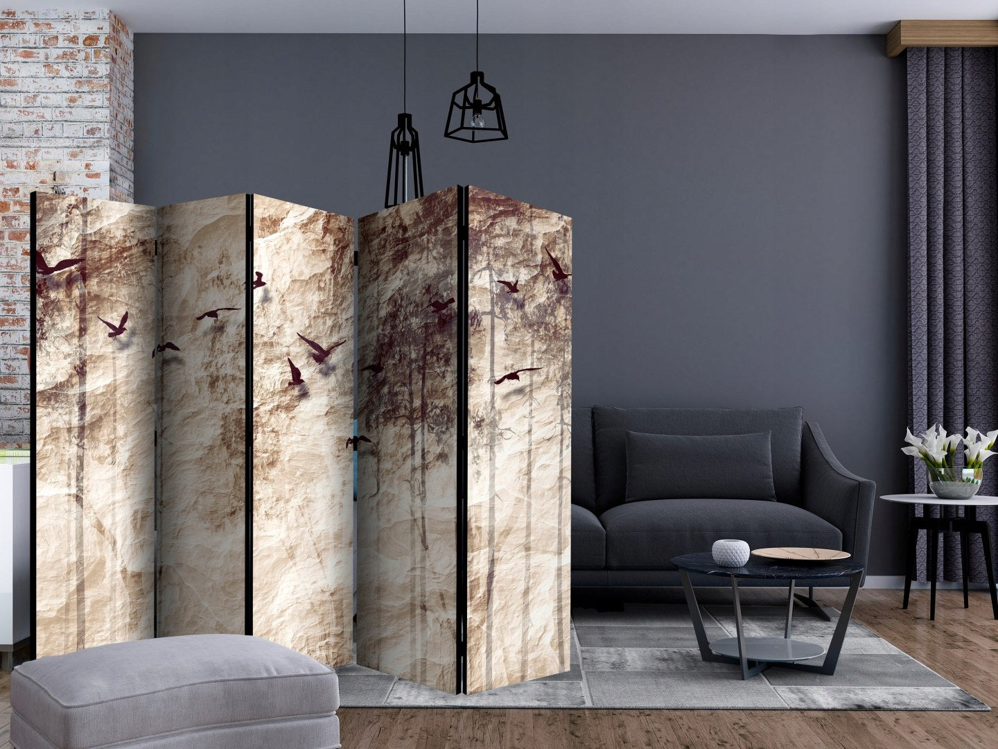 Trennpapier Natur 