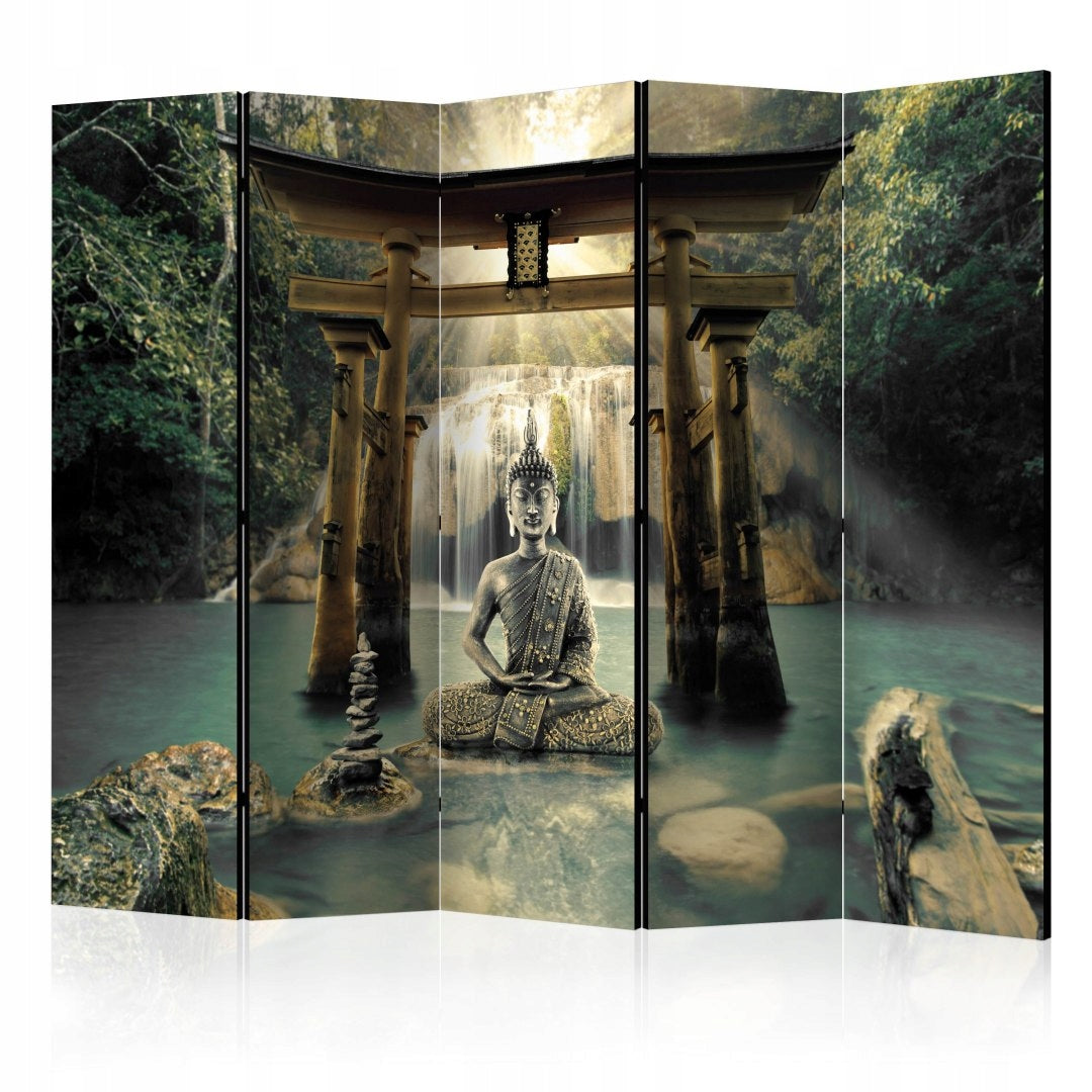 Trennen Sie das Buddha-Lächeln 