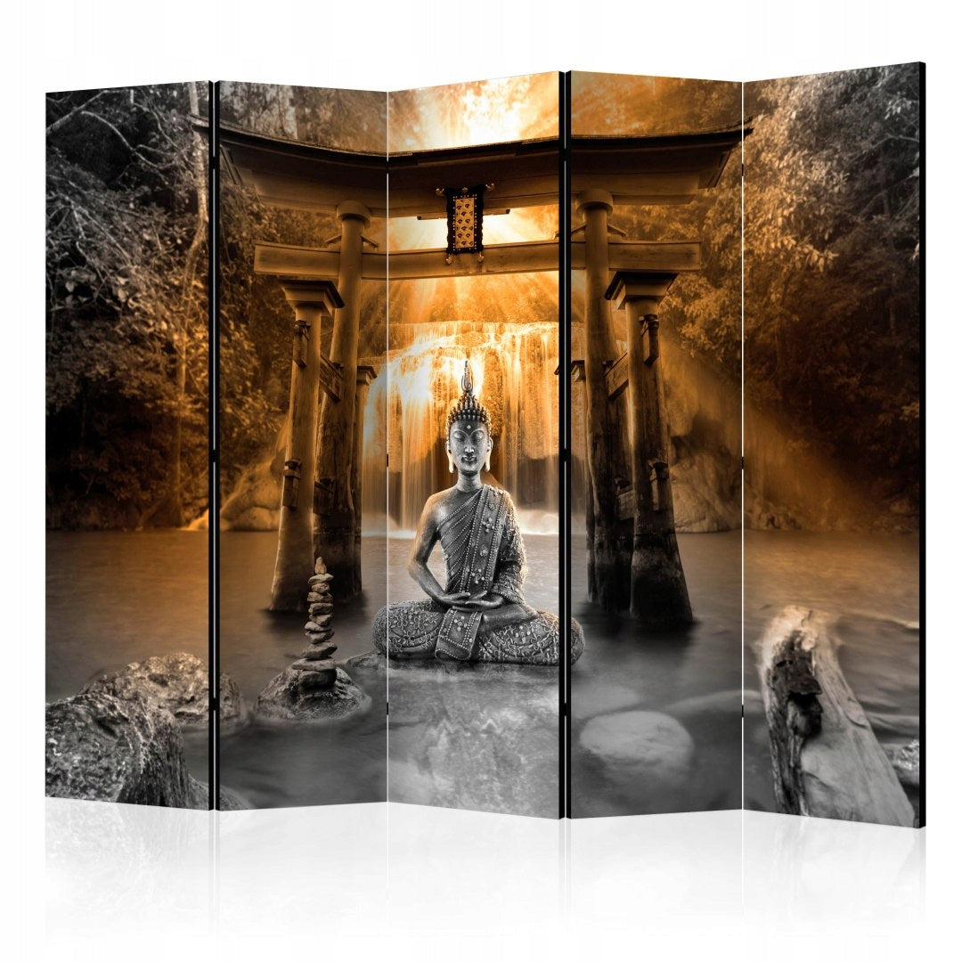 Trennen Sie das Buddha-Lächeln 