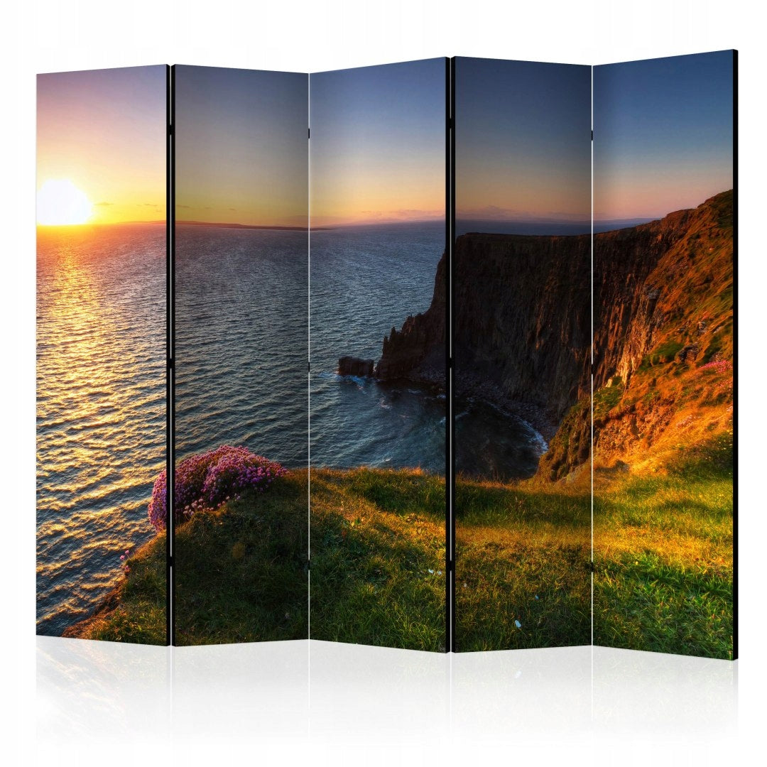 Trennwand – Sonnenuntergang: Cliffs of Moher, Irland [Raumteiler] 