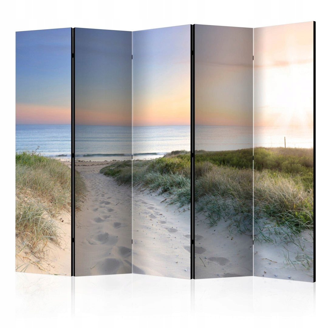Teilung Morgenspaziergang am Strand 