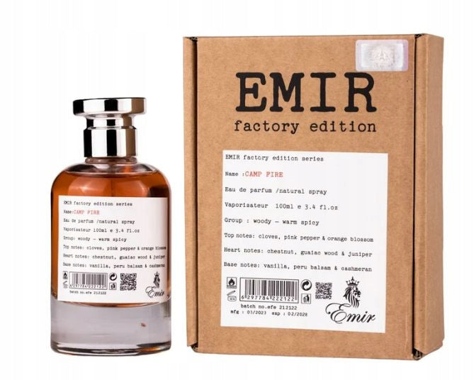 PARIS CORNER EMIR CAMP FIRE FACTORY 100ml EDP EAU DE PARFUM