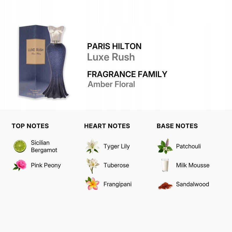 PARIS HILTON LUXE RUSH WOMEN EDT 100ML eau de toilette Packaging volume 100 ml