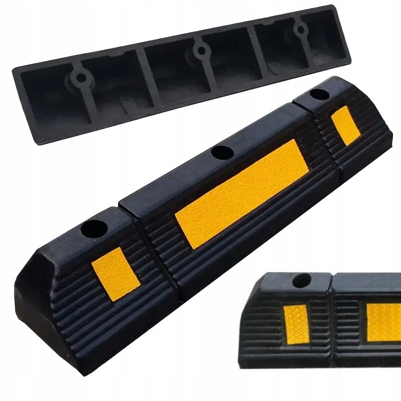 PARKING FENDER SEPARATOR STOP OVERRUN LOCK FOR WHEELS + SCREWS Brand no brand