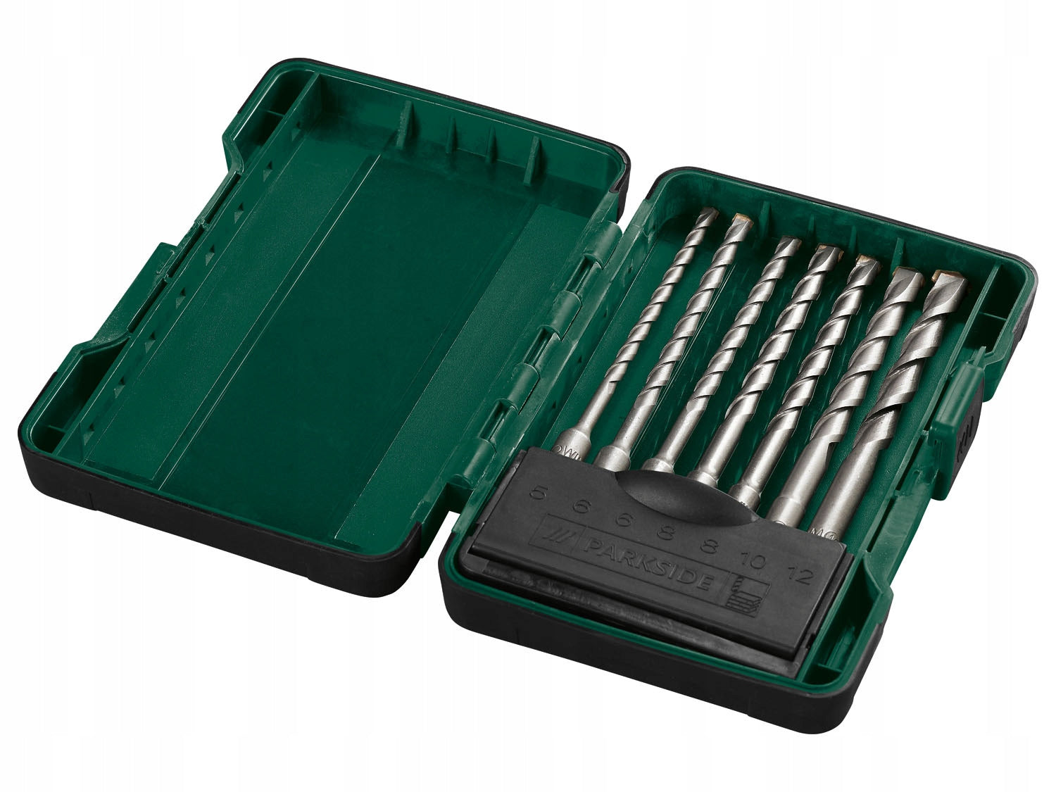 PARKSIDE CONCRETE DRILL BIT SET SDS BRICK 7 EL. CASE Brand Parkside