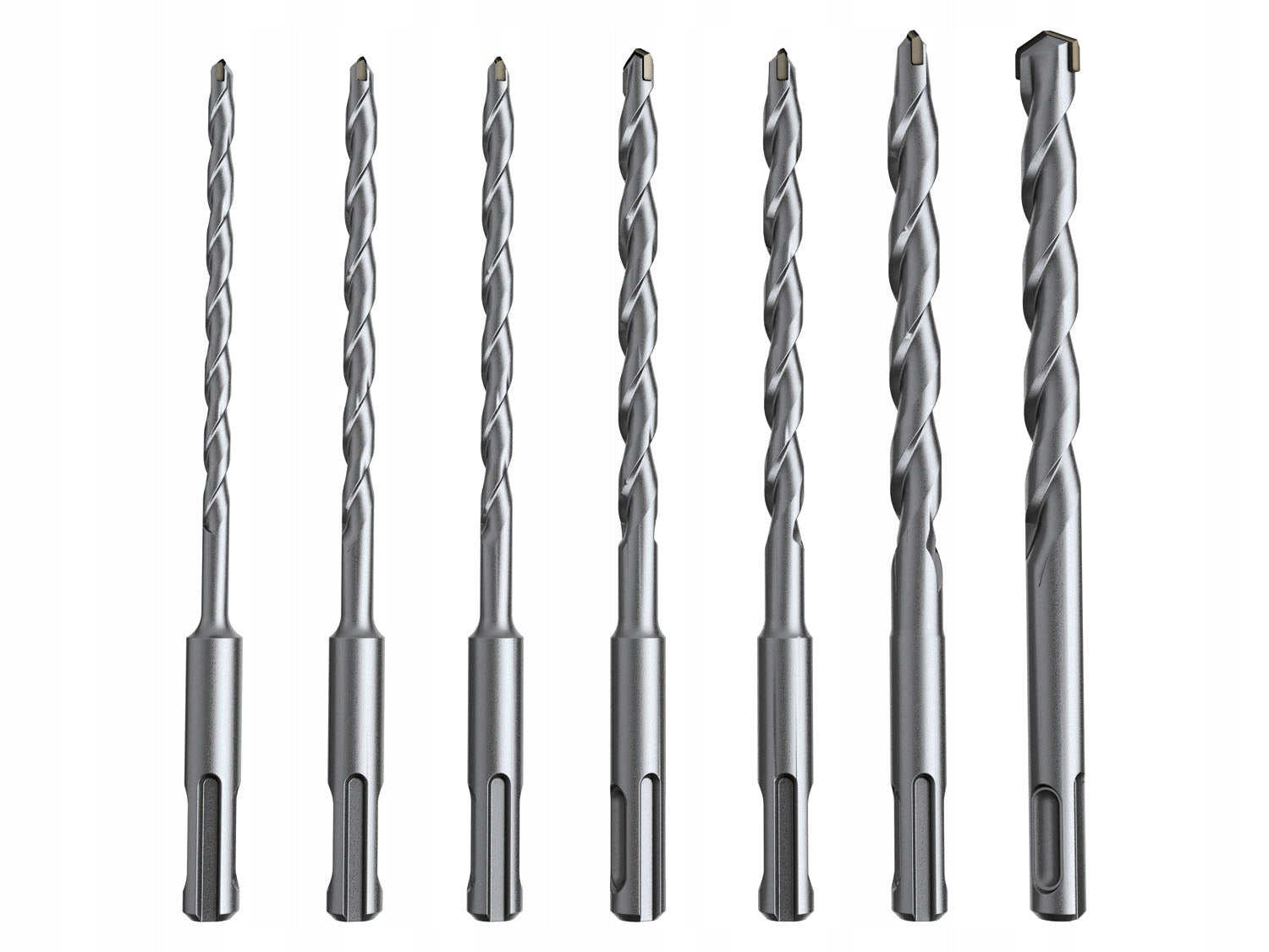 PARKSIDE CONCRETE DRILL BIT SET SDS BRICK 7 EL. CASE Manufacturer code 42499156