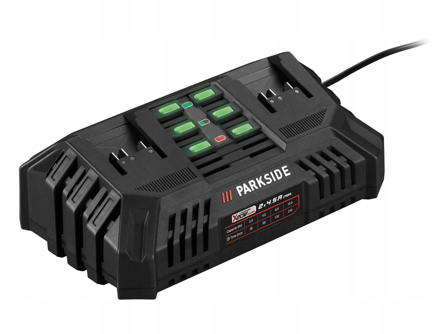 PARKSIDE Dual Battery Charger PDSLG 20 B1, 220 W / 2 x 4,5 A Certificates of conformity CE