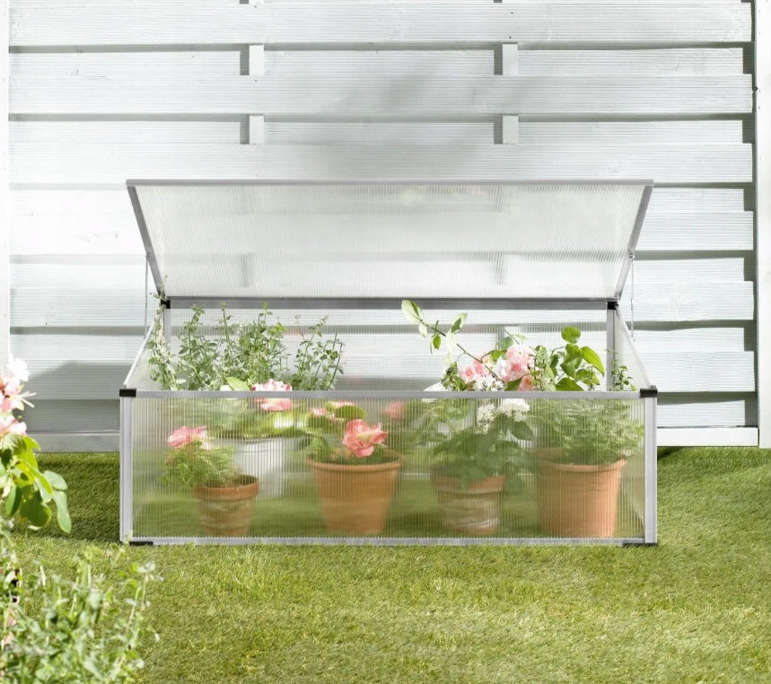 PARKSIDE Greenhouse Garden Inspection 100x30/40x60 cm Polycarbonate Aluminium Manufacturer Parkside