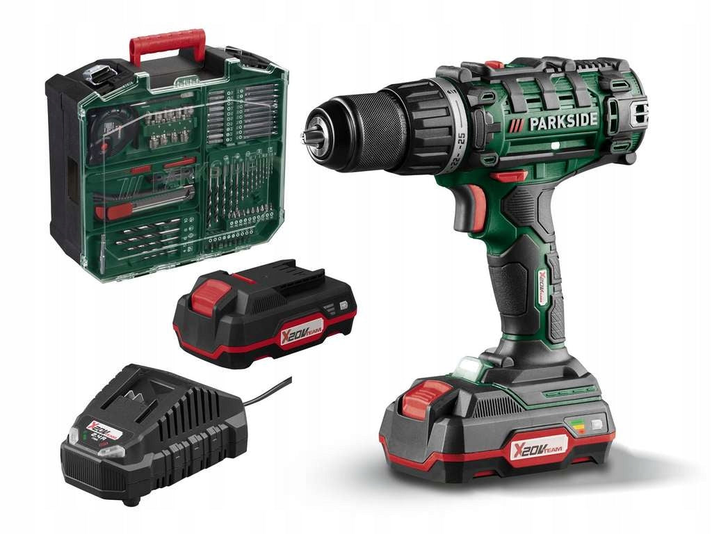 PARKSIDE PABS 20 Li G8 45Nm + 2 Aku 2Ah + 72 Accessories Number of batteries 2