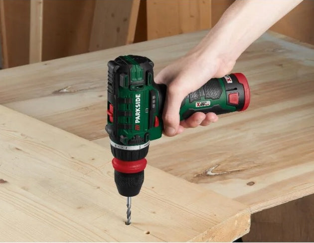 PARKSIDE PBSA 12 E4 12V Cordless LED Drill/Driver + SUITCASE Manufacturer code PBSA 12 E4