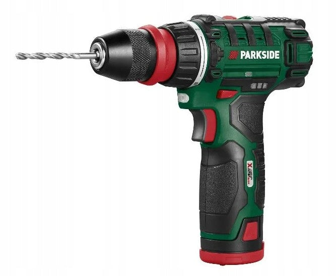 PARKSIDE PBSA 12 E4 12V Cordless LED Drill/Driver + SUITCASE Voltage (V) 12 V