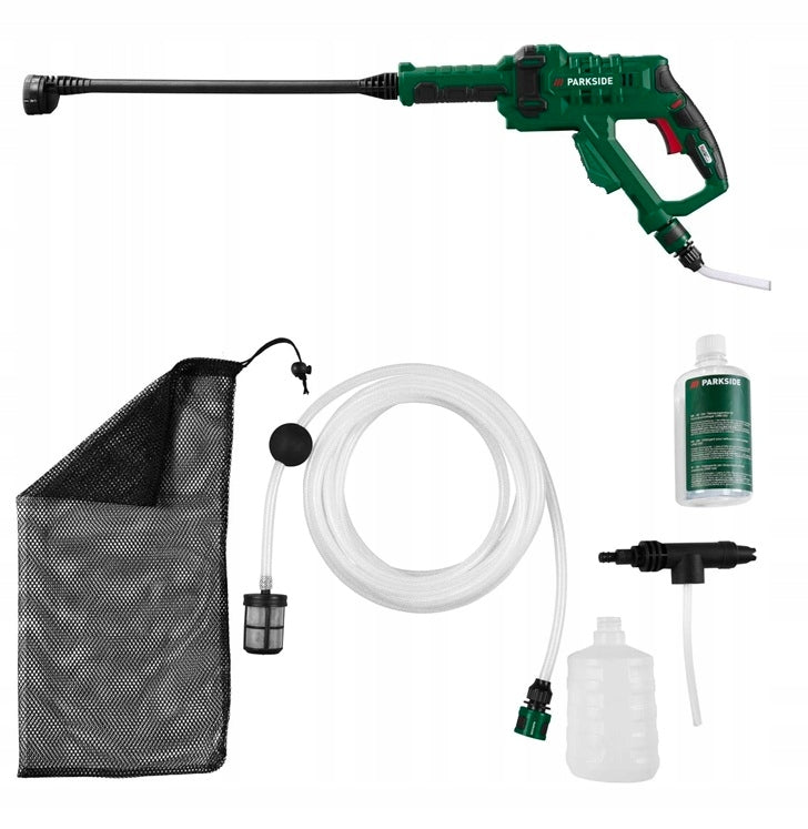 PARKSIDE PDRA 20-Li D4 CORDLESS PRESSURE WASHER 25 BAR PLYN WAZ 6 M