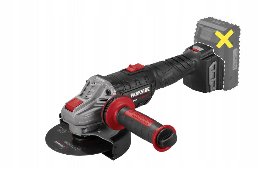 PARKSIDE PERFORMANCE Cordless Angle Grinder 20 V, PPWSA 20-Li Packaging status original