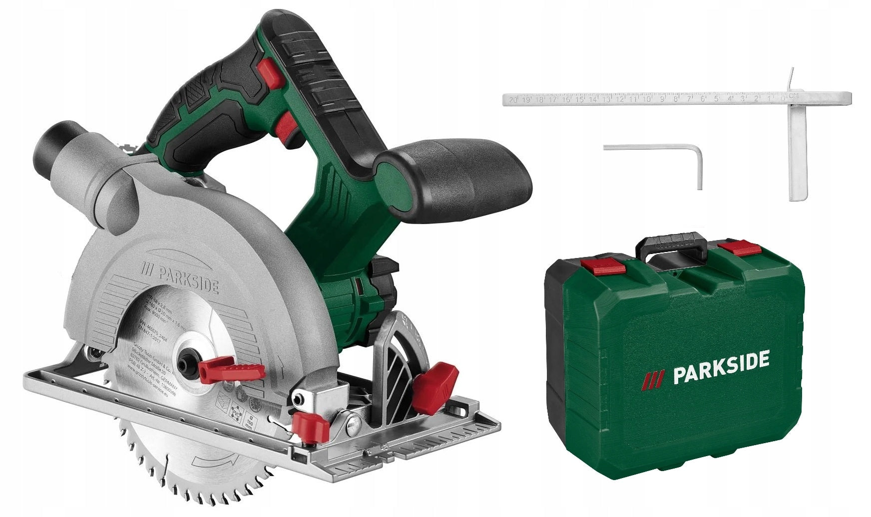 PARKSIDE PHKSA 20-Li C4 20v 160mm CIRCULAR CORDLESS SAW