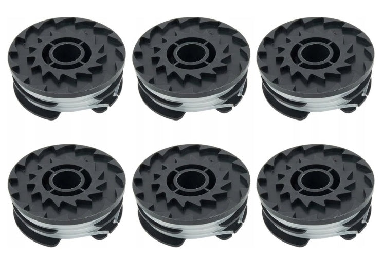 PARKSIDE SPOOL FOR TRIMMER LINE PRT 550 PRTA 20-LI 1,6 MM SET Manufacturer code 6x SZPULA Z ŻYŁKĄ DO PODKASZARKI PARKSIDE