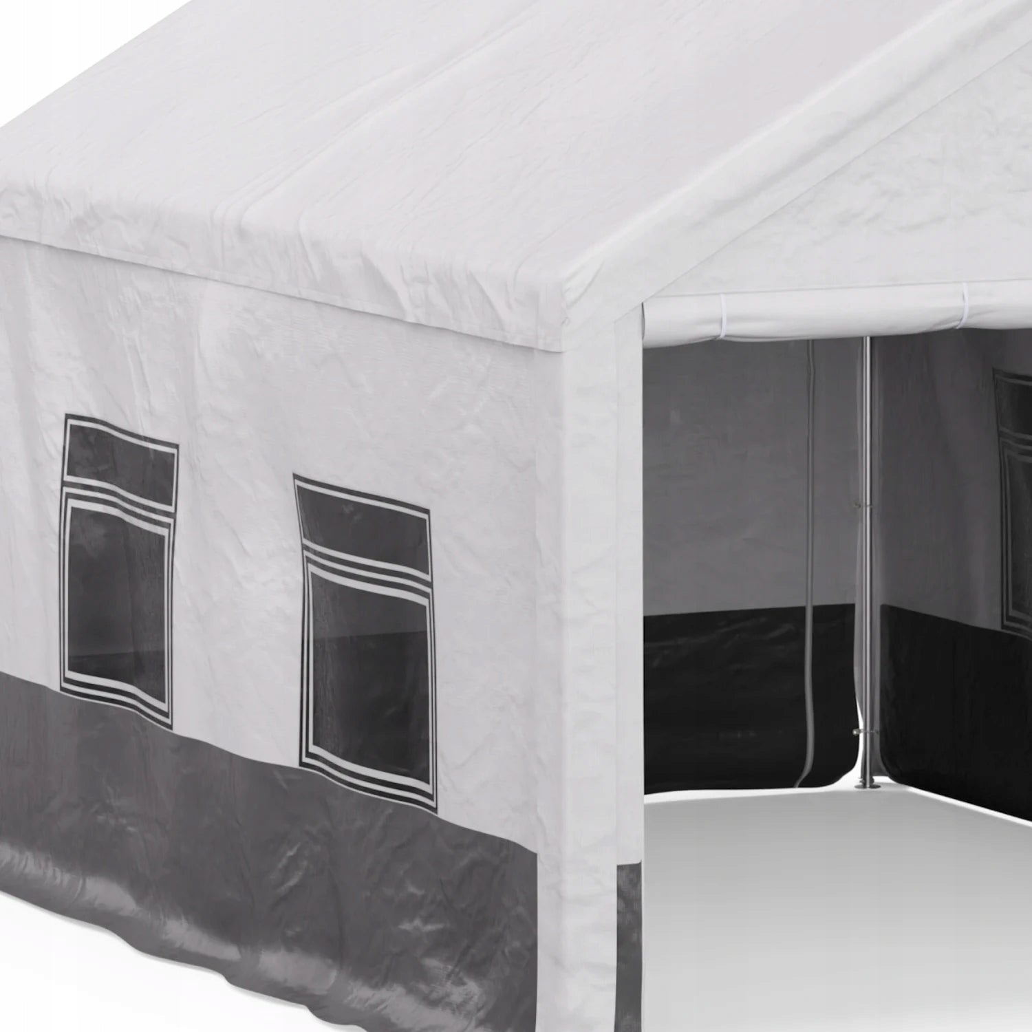 PARTY TENT GARDEN PAVILION WALL CURTAINS 400X296X280 CM STEEL Manufacturer Blumfeldt