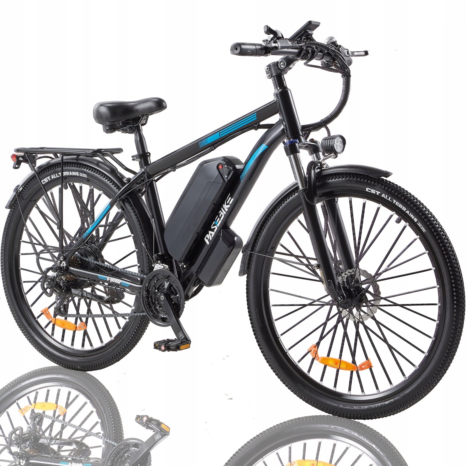 PASEBIKE C29 1000W 42AH 55KM/h 120HP Oil Brake Dual Batteries Brand PASEBIKE