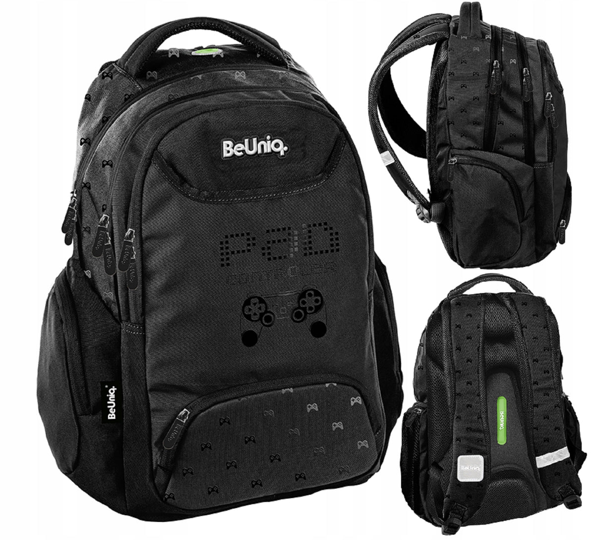 PASO SCHOOL BACKPACK FOR BOY A4 FOR SCHOOL FOR GAME PAD +PLAN