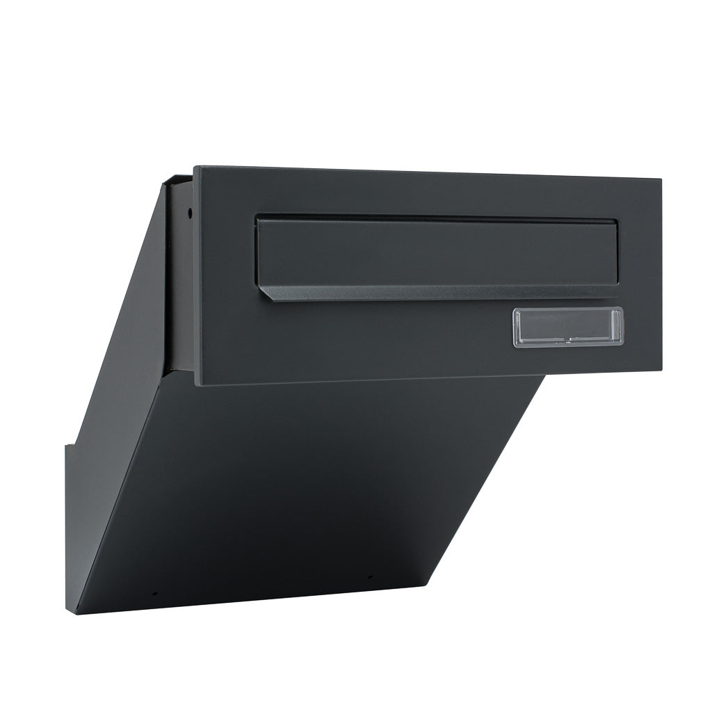 PASS-THROUGH LETTER BOX FOR BUILDING 26-42 cm ADJUSTABLE ANTHRACITE MATTE Brand Handmet