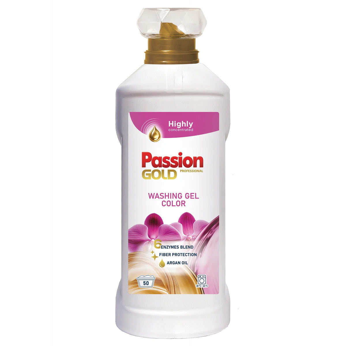 PASSION GOLD GEL D/WASH 2L COLOR PROFESSIONAL 50 WASHES