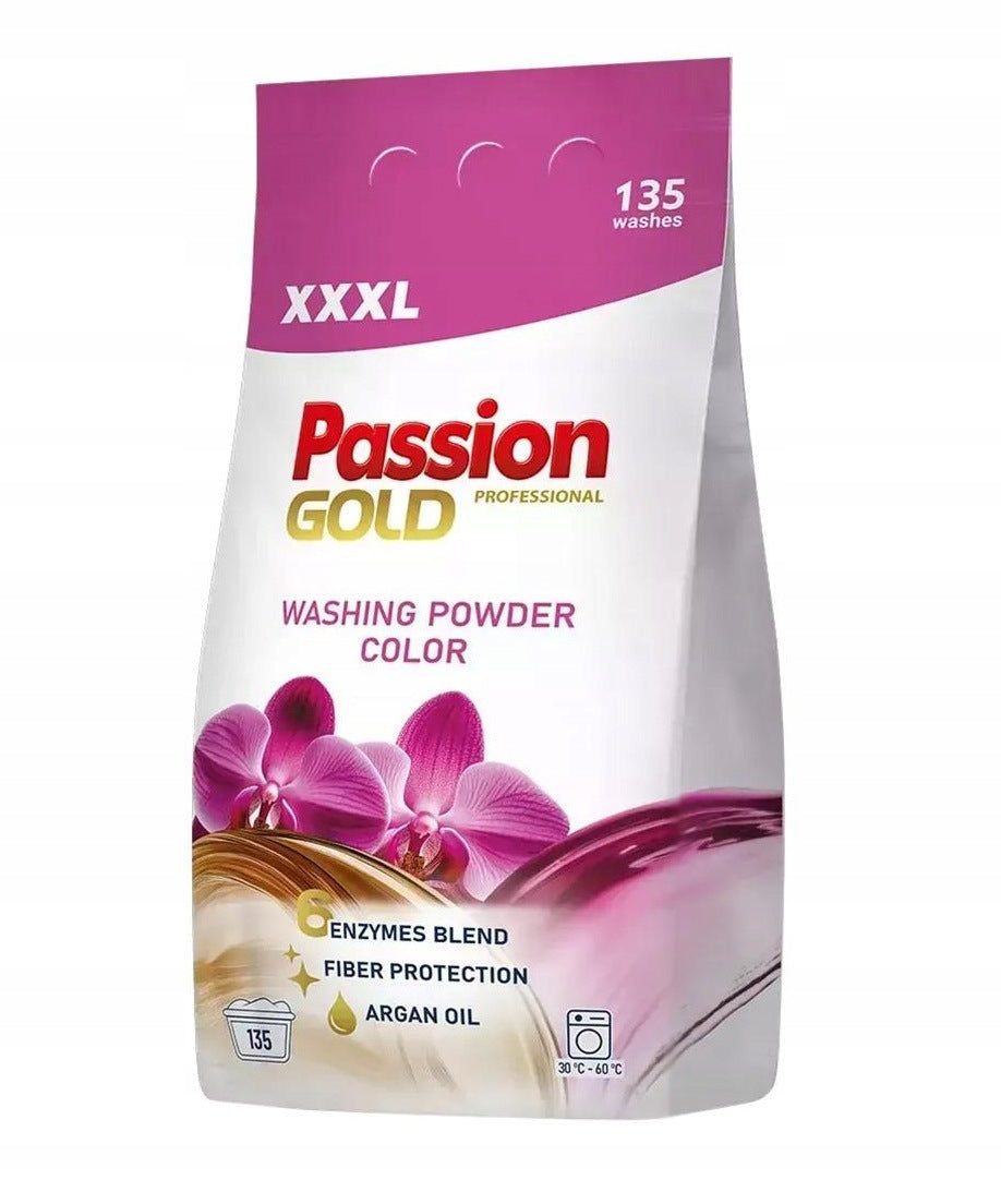 PASSION GOLD Powder 135 Washes 8,1kg Colour