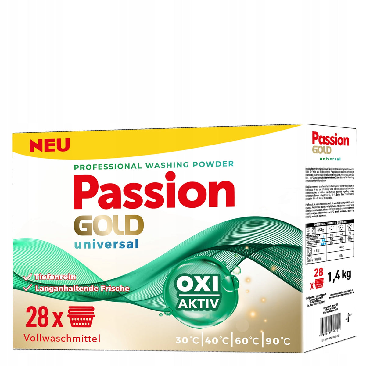 PASSION GOLD Professional Washing Powder Universal 1.4 kg