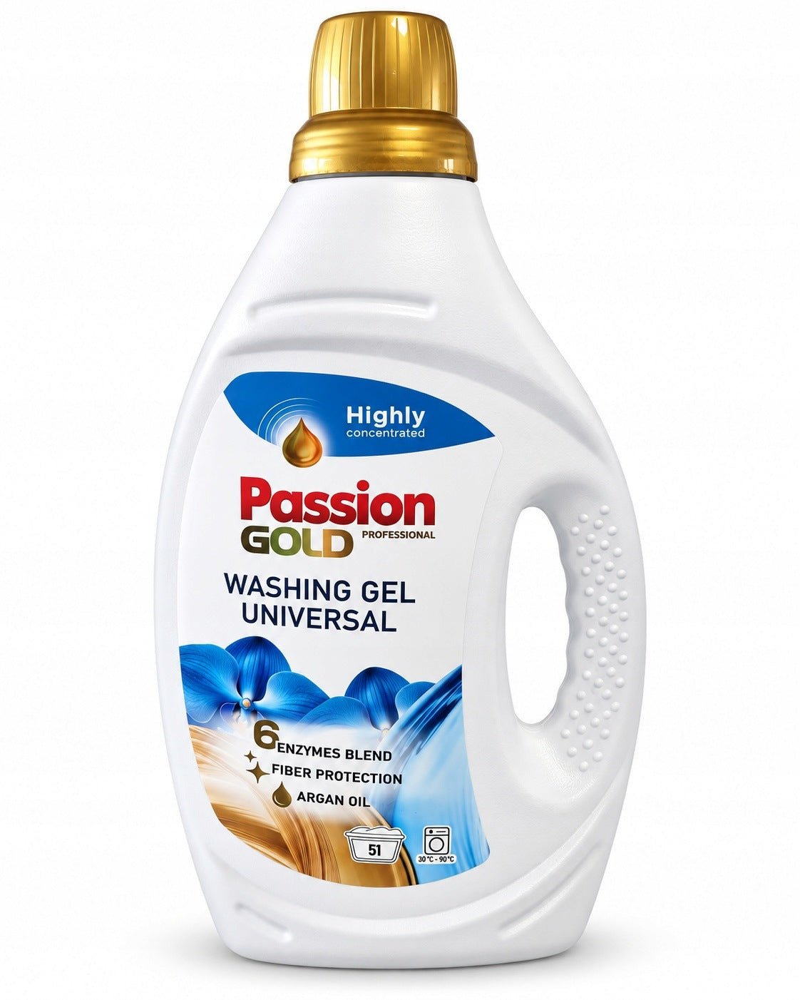 PASSION GOLD UNIVERSAL WASHING GEL 51 WASHES 2,04 L