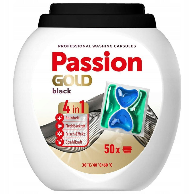 PASSION GOLD Washing Capsules Black 50 pcs