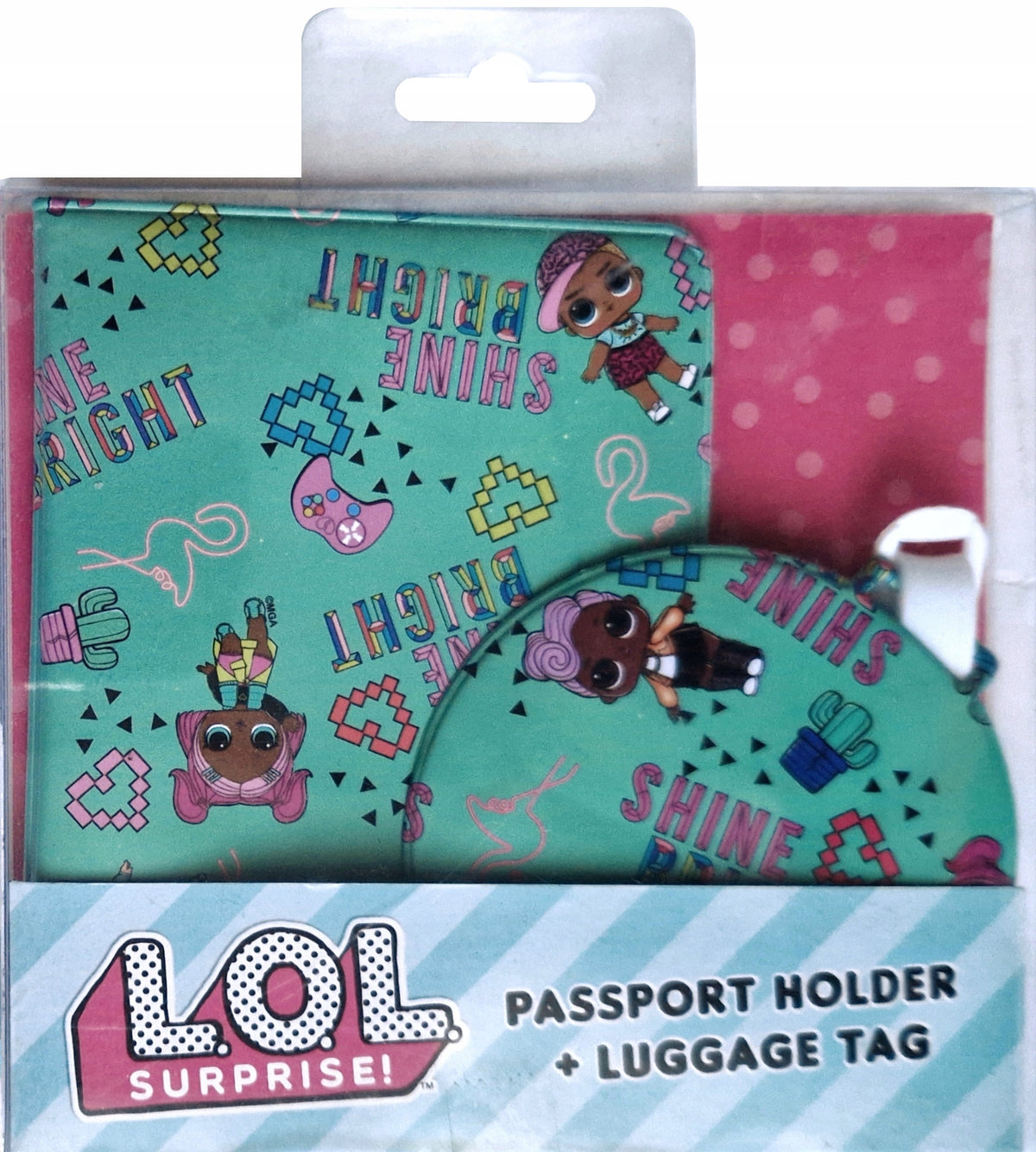 PASSPORT CASE + LUGGAGE PENDANT FOR LUGGAGE CASE L.O.L. SURPRISE