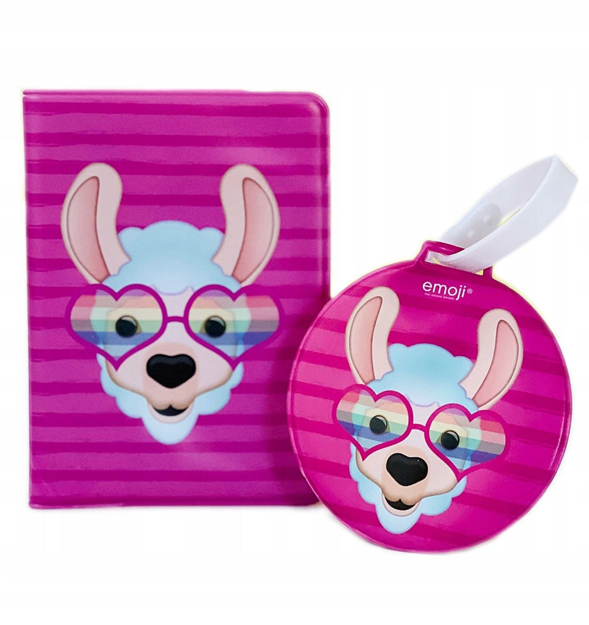 PASSPORT CASE SET + LUGGAGE PENDANT EMOJI / WZ-5