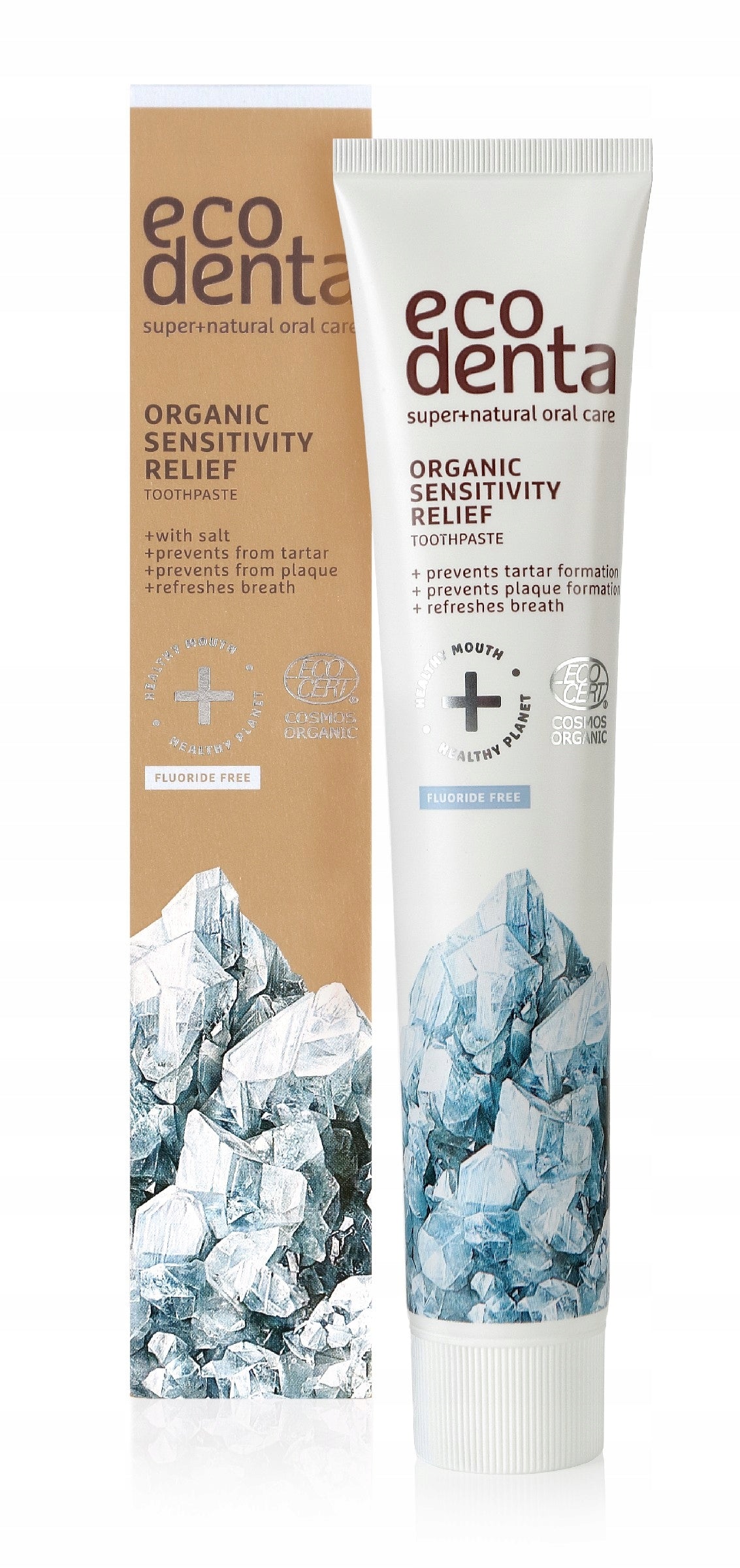 Zahnpasta für empfindliche Zähne ohne Fluorid Ecodenta Cosmos Organic 75 ml 