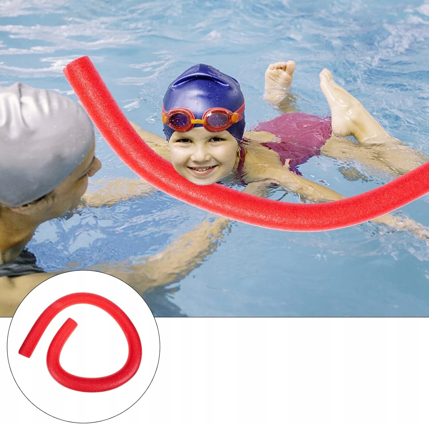 PASTA FOR LEARNING TO SWIM WATER IN THE POOL 90 CM Kid's age 3＋ years