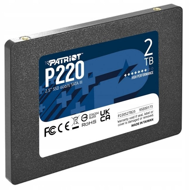 PATRIOT 2TB P220 SATA III 2.5'' SSD Manufacturer code P220S2TB25