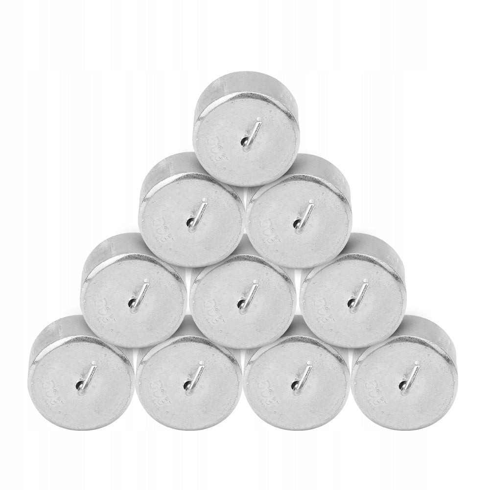 PATTERNS WEIGHT WEIGHTS CALIBRATION MASSES 50g 10 PCS Packaging status original