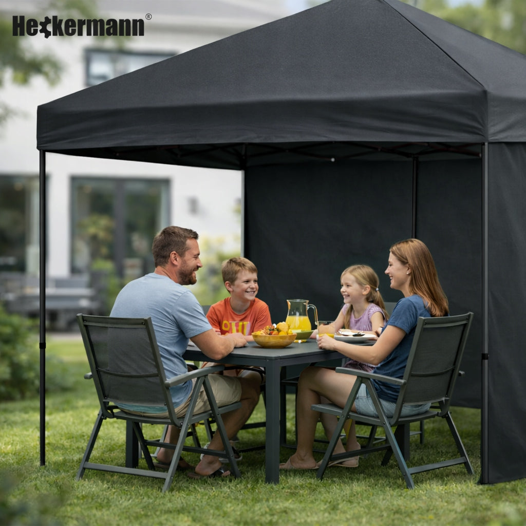 PAVILION GARDEN TENT COMMERCIAL CATERING EXPRESS PARTY 3x3M Manufacturer Heckermann