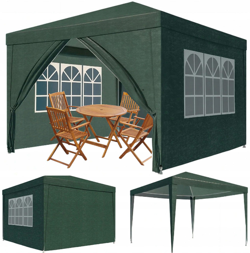 PAVILION GARDEN TENT COMMERCIAL Catering For Garden 3x3 Windows 4 Walls Type pavilion