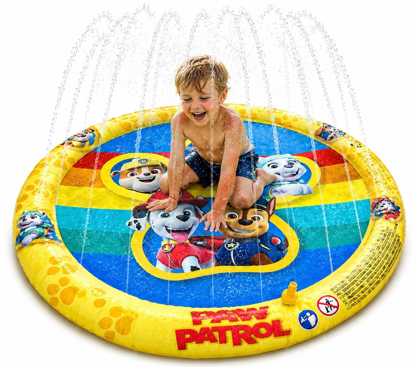PAW PATROL SHOWER TRAY SPRINKLER WATER MAT POOL FOUNTAIN CHILDREN Curtain