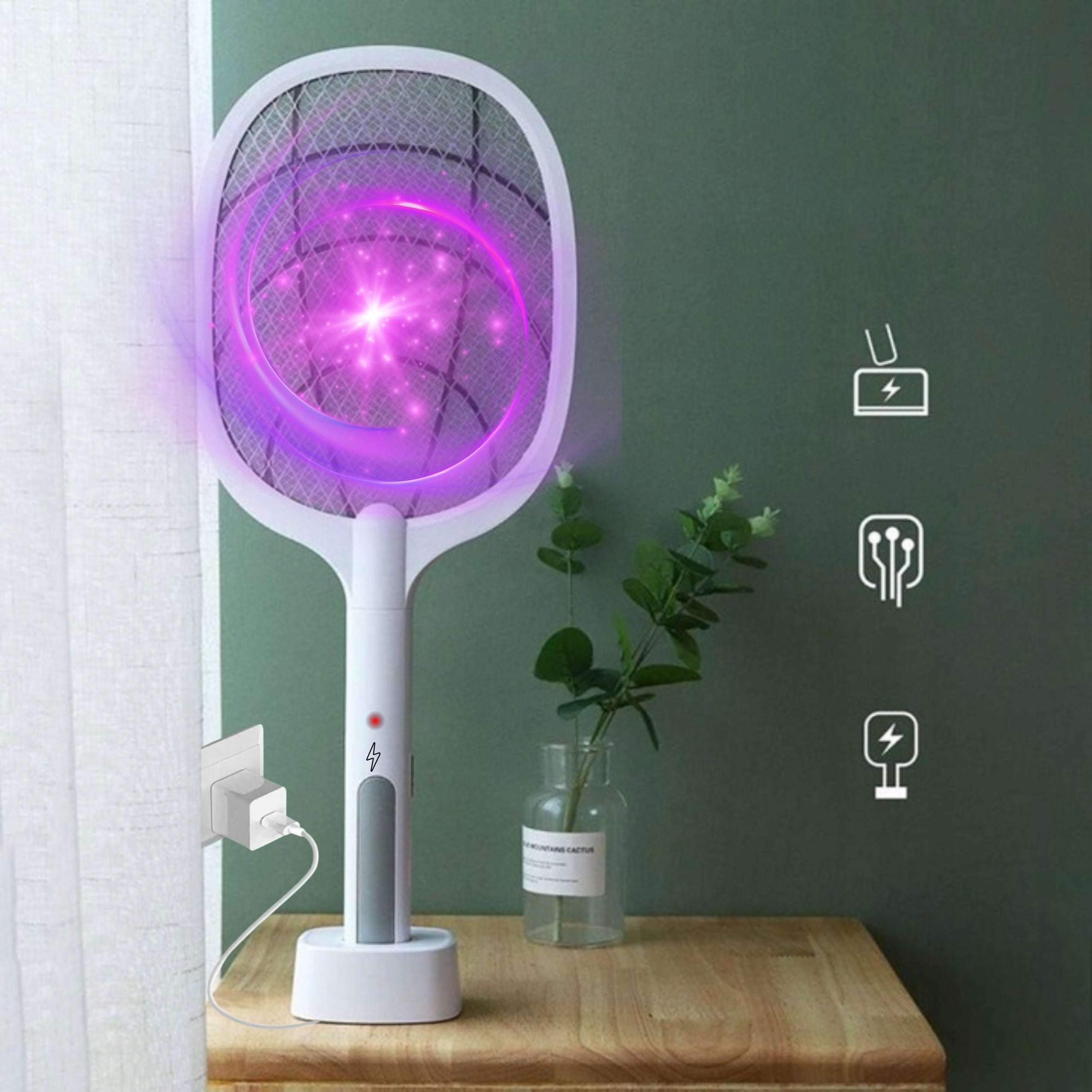 PAW TRAP UV INSECTICIDE LAMP FOR FLIES MOSQUITOES ELECTRIC PACKA STRONG Manufacturer code ELEKTRYCZNA ŁAPKA PACKA PALETKA NA MUCHY UV