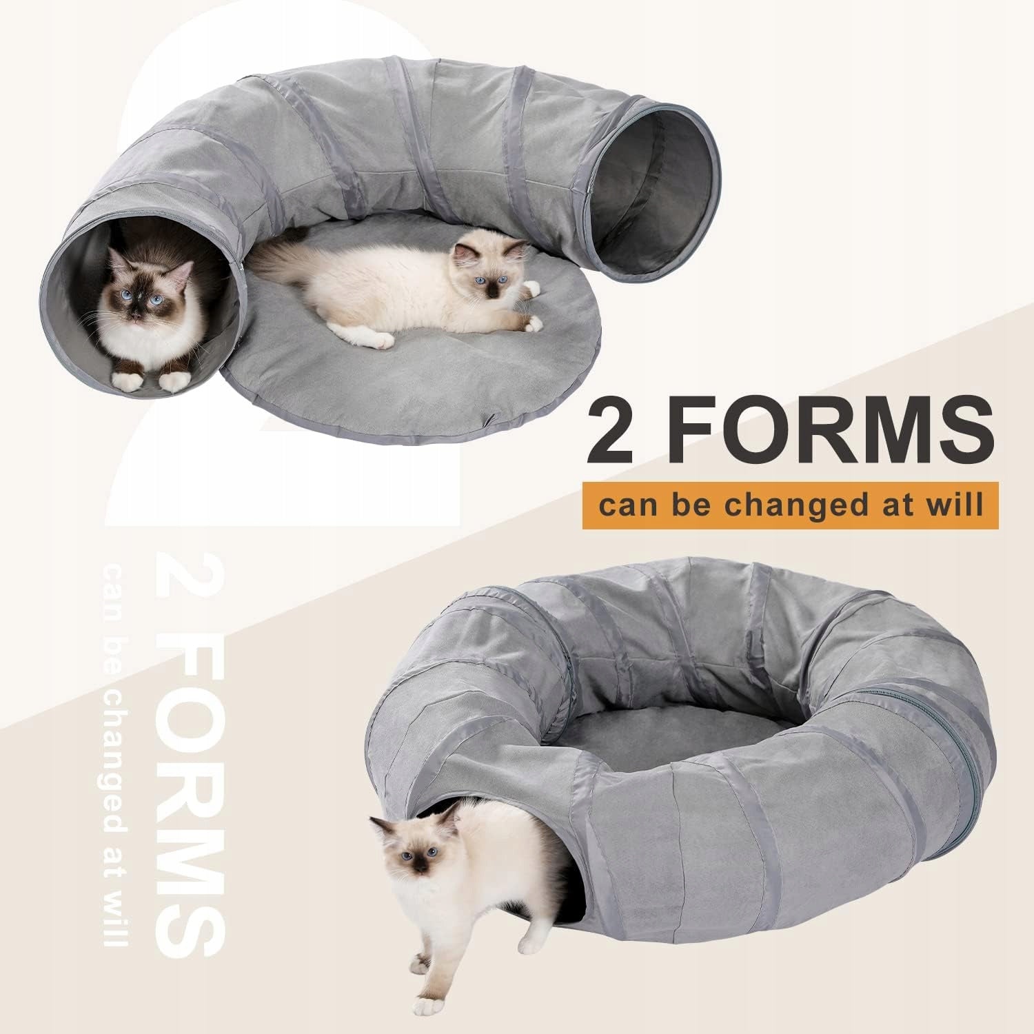 PAWZ Road Cat Tunnel Bed with Mat, Eye Hole, Toy. EAN (GTIN) 5906601004247