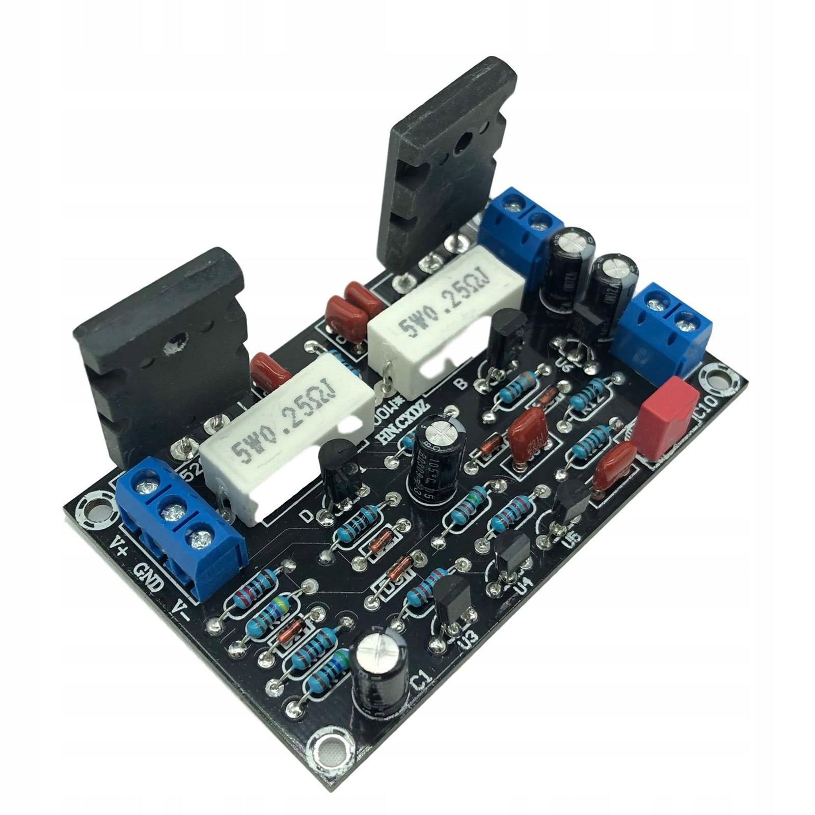 PCB Mono Channel HiFi Audio Amplifier Board Tube DC35V 2SC5200 + 2SA1943