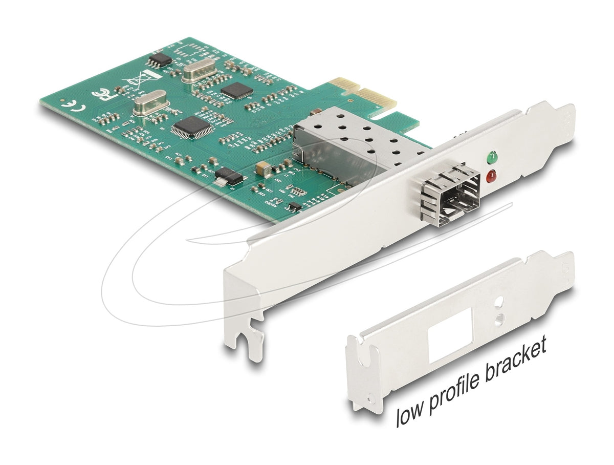 PCI Express x1 card for 1x SFP 100Base-FX Delock 88216