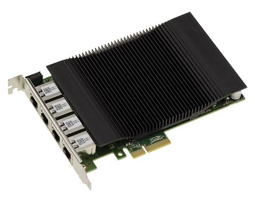 PCIE NETWORK CARD X4 4 PORTS 2 5 GIGABIT ETHERNET POE+ FOR SERVERS Manufacturer no brand