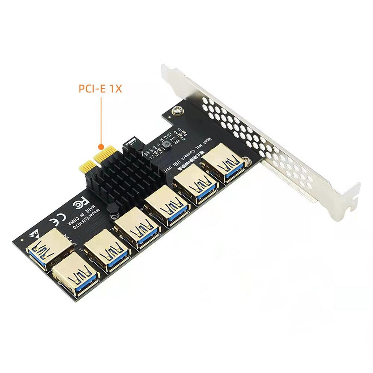 PCIe 1 to 7 PCI Express Fast Data Transmission Speed USB3.0 for Gold Manufacturer Universal