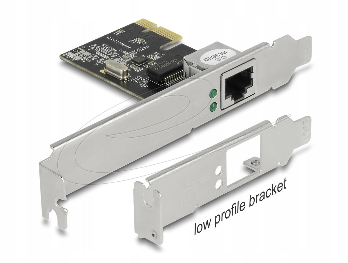 PCIe 1x RJ45 Gigabit LAN Delock 89189